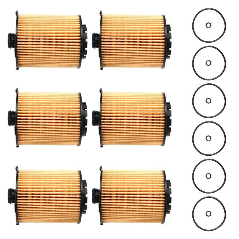 Oil Filter 6PCS 32140029 For VOLVO S60 S80 S90 V40 V70 V90 XC40 XC60 XC90 D2 D3 D4 D5 T3 T4 T5 T6 T8 2.0T I II III