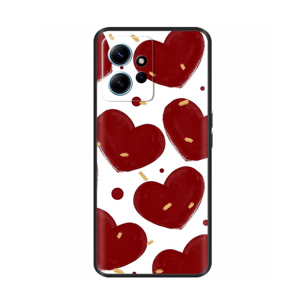 For Xiaomi Redmi Note 12 4G Case Cute Painted Flower Back Cover Full Protection Soft TPU Coque For Redmi Note 12 4G Phone Cases