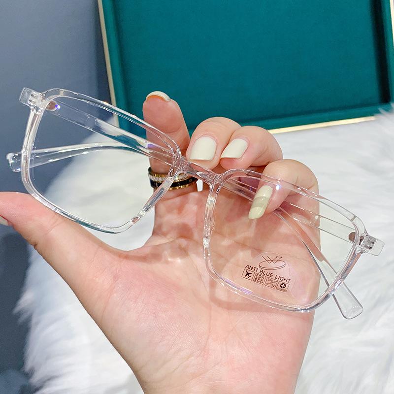 New Generation Anti-blue Light Trifocal Glasses Women TR Style Small Square Frame Retro Design TR10688
