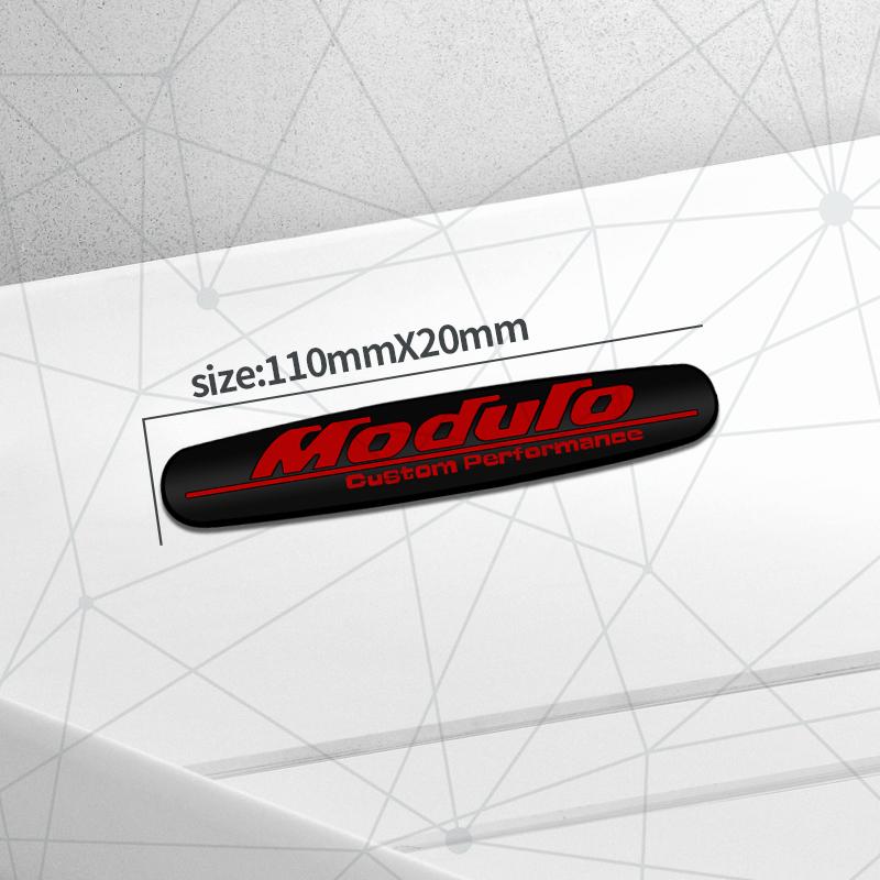 3D Auto Metal Modulo Moduro Badge Car Rear Trunk Emblem Sticker LOGO Decor For Honda Civic City Jazz Vezel Odyssey Accord Fit KU5