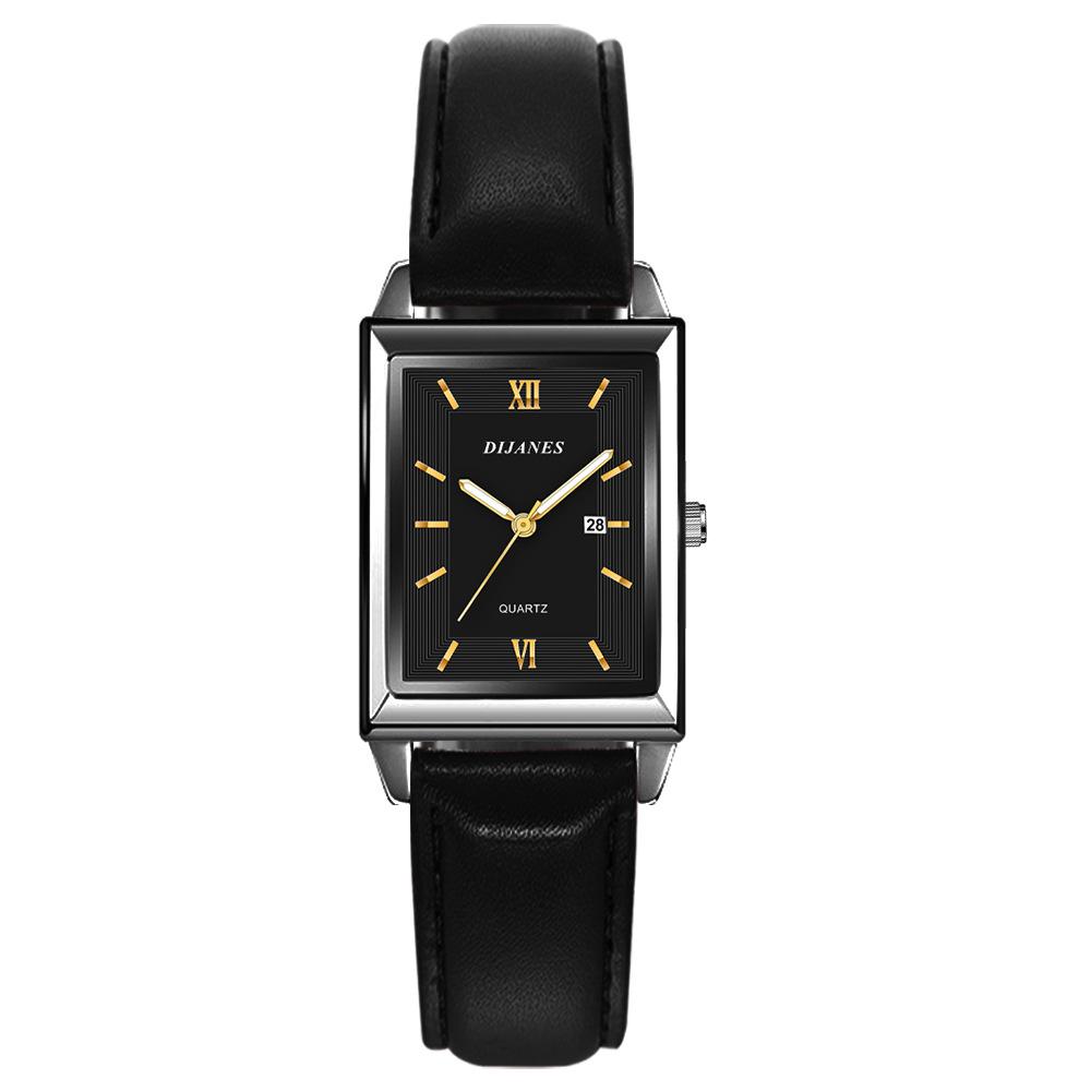 Belt Business Trend Men'S Watch Square Fashion Automatic Quartz Watch