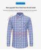 Men's Slim Fit Plaid 100% Cotton Shirt - Long Sleeve, Spring/Autumn Casual Korean Style for Young & Middle-Aged