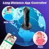 Thrusting Anal Plug Vibrator Wireless Control Prostate Massager Butt Plug Vibrating Suction Cup Dildo Adult Sex Toys for Men