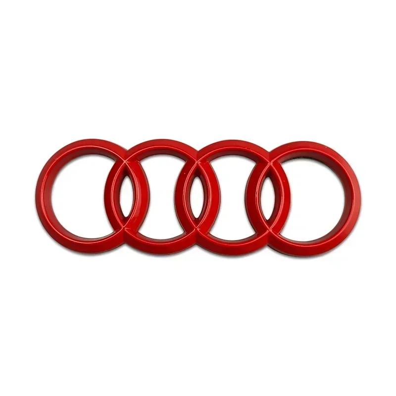 Per R44 Emblema Volante Auto in Lega Adesivo Sostitutivo A6 A6L A3 A4L A5 A7 A8L A1 Q6 Q7 Q8 TT S5 S7 S8 RS7 RS6 Decalcomanie Laterali TY7s8