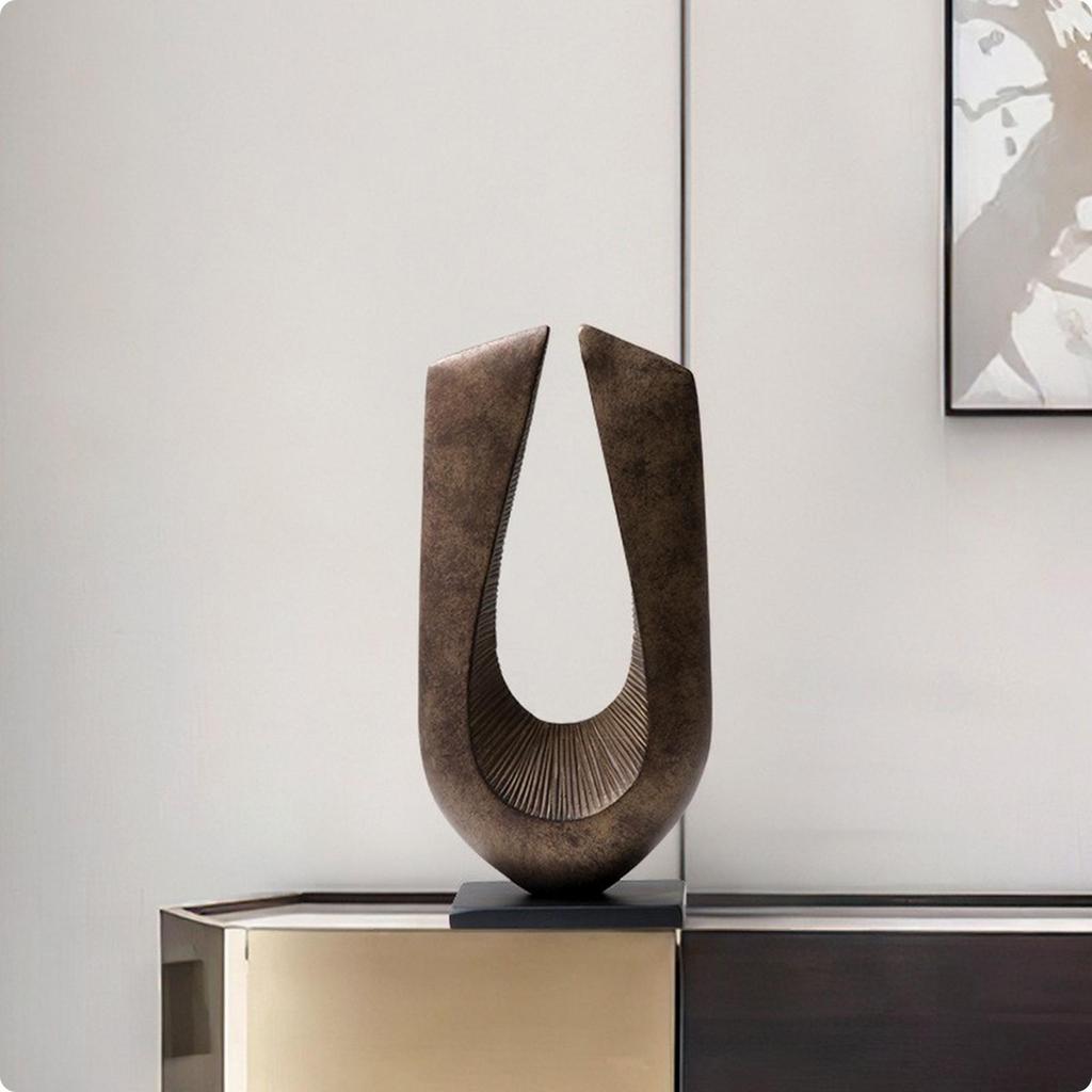 Tabletop Sculpture Artistic Geometric Aesthetic Decorative Ornament