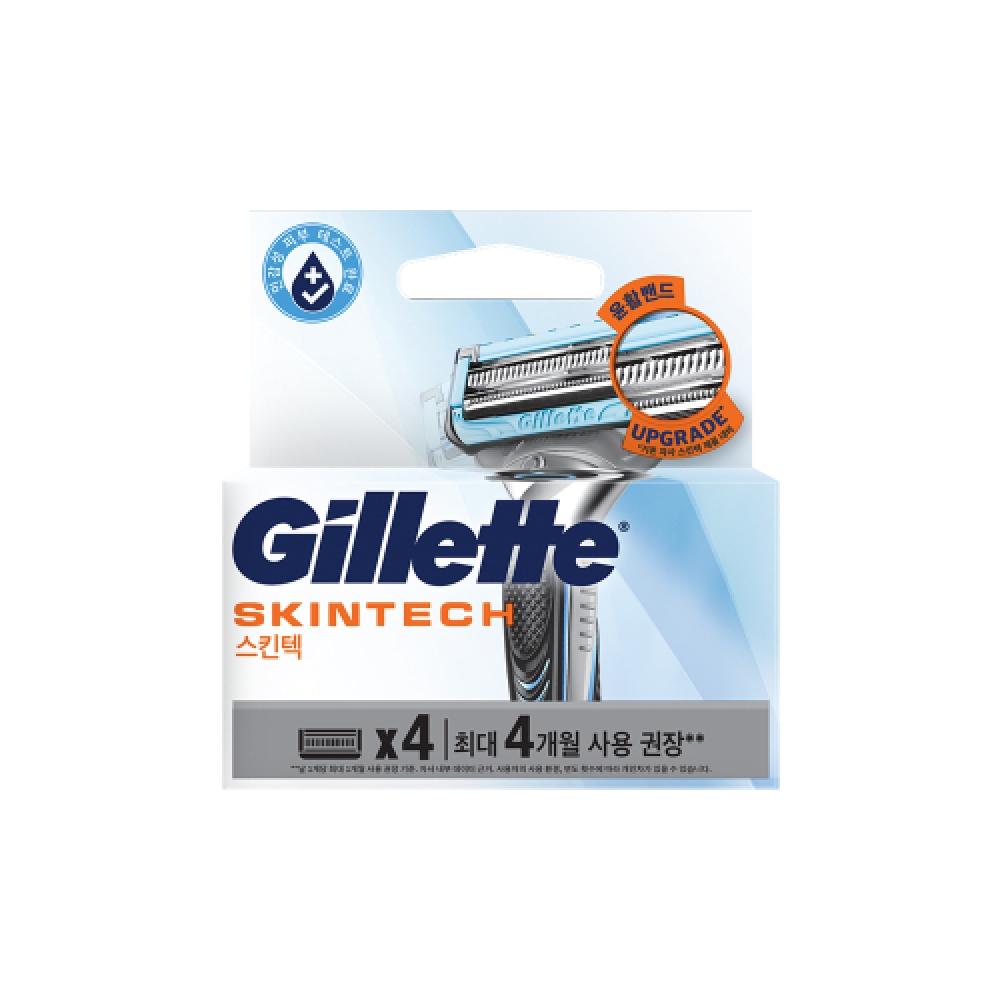 Gillette 2024 Skintec Razor Blade 4 Pack SKINTECH 4-pack razor blades [G159]