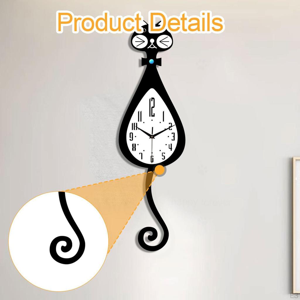Clock with Pendulum for Home And Office Decor