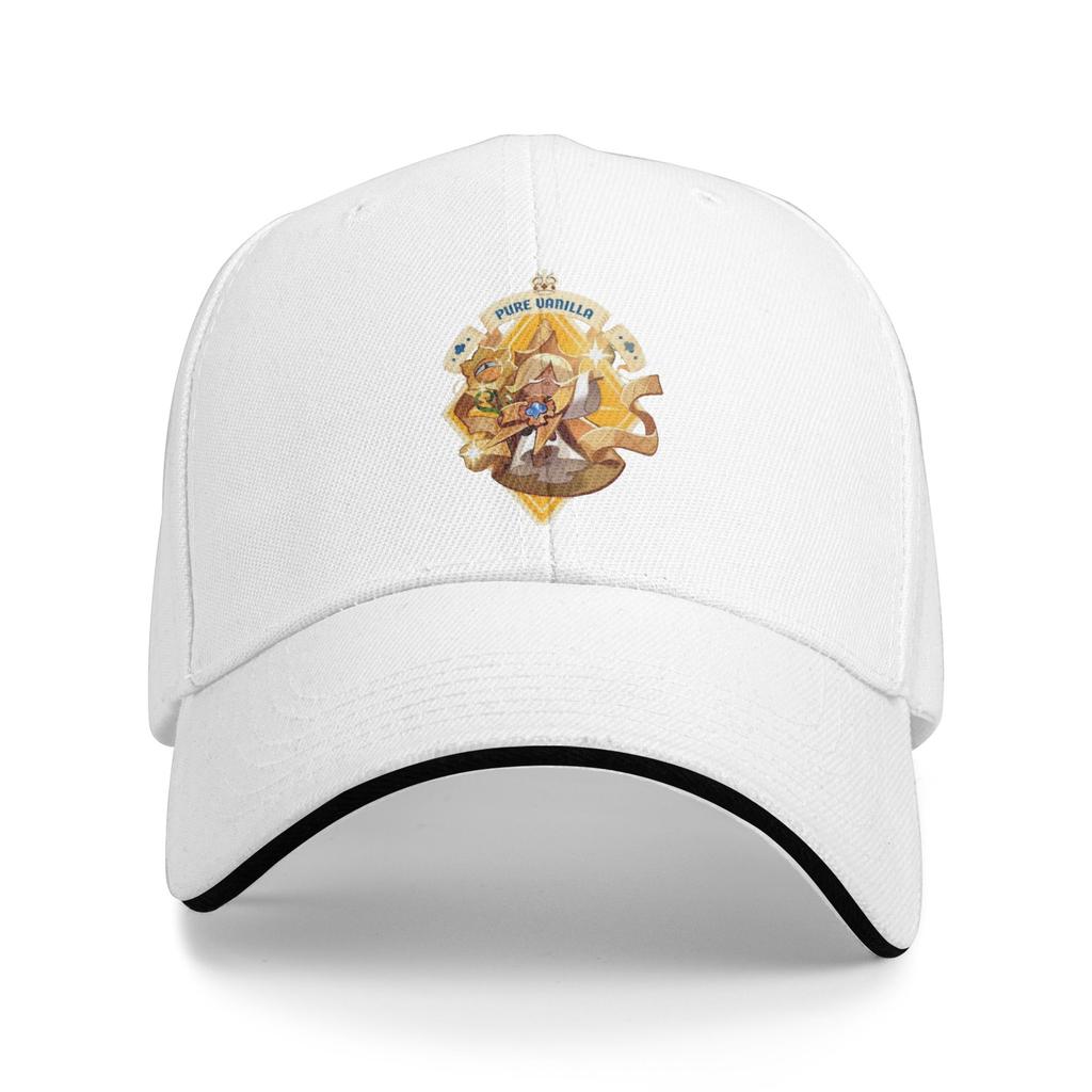 Shadow Milk Cookie Baseball Caps Fashion Cookie Run Kingdom Sandwich Hat Unisex Women Adjustable Headwear Outdoor