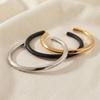 Premium Trendiges Geometrisches Gebogenes Edelstahlarmband Elegantes Accessoire Perfekt für Partys Trendiges Zertifiziertes Armband