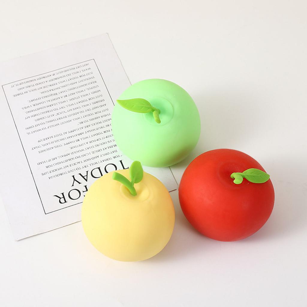 Fruit Shaped Sensory Stress Relief Squishy Toy Soft Slow Rising Foam Squeeze Ball for Kids and Adults Random Design Included