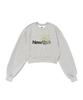 NEWKITSCH Leo Heart Crop Sweatshirts (Melange)