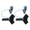 2 Pcs Anti Static Heel Grounder Straps Adjustable ESD Elastic Sole Grounder Electronic Discharge Band With Buckle Bracelet