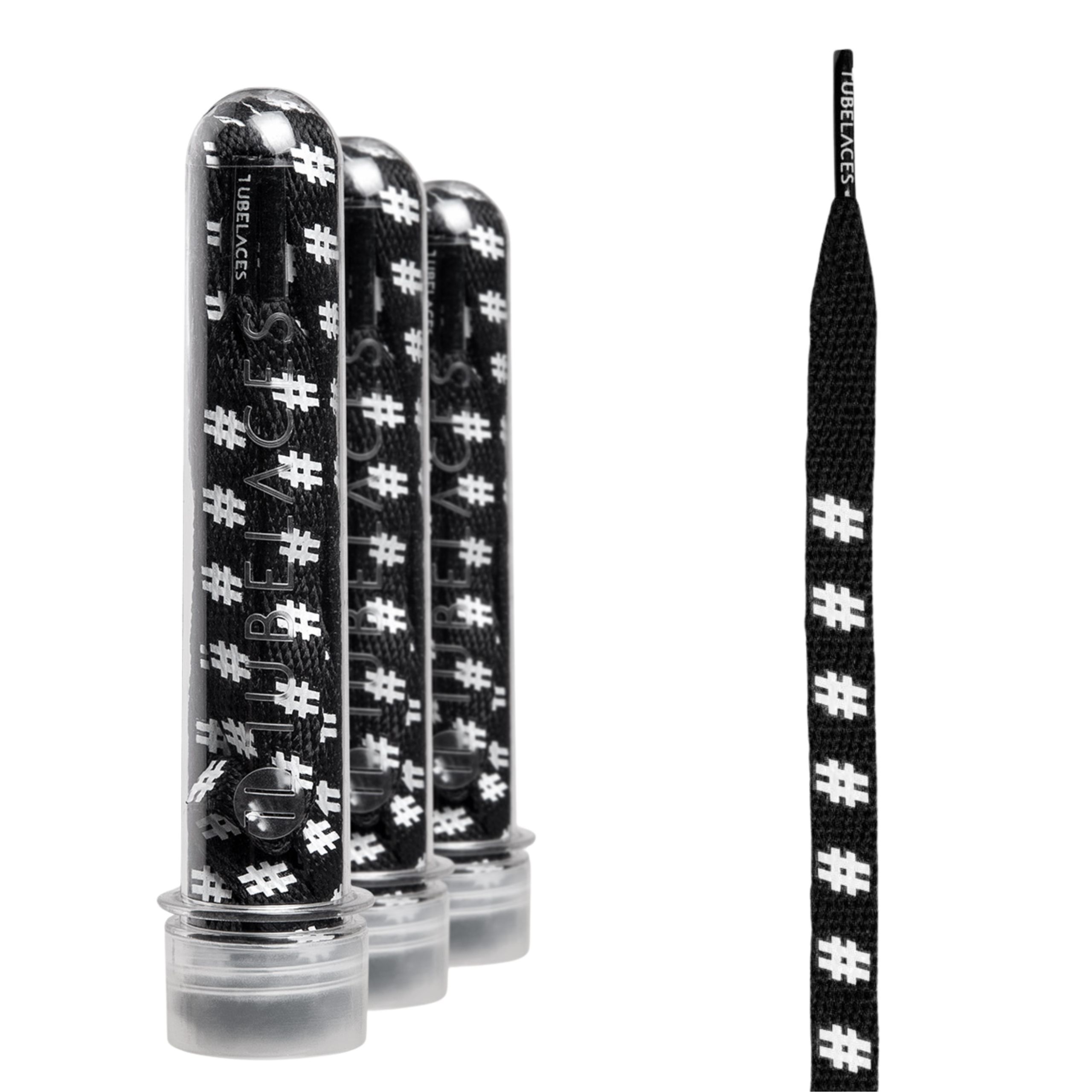 

Шнурки для обуви Tubelaces #Черные, 130 см, универсальный размер чёрный