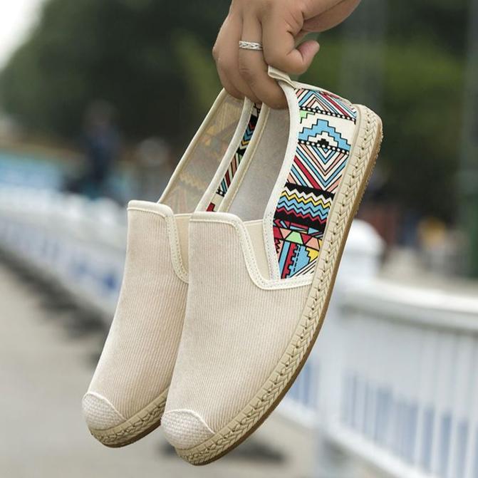 Canvas Shoes Cloth Shoes Men's Canvas Shoes Handmade Canvas Shoes