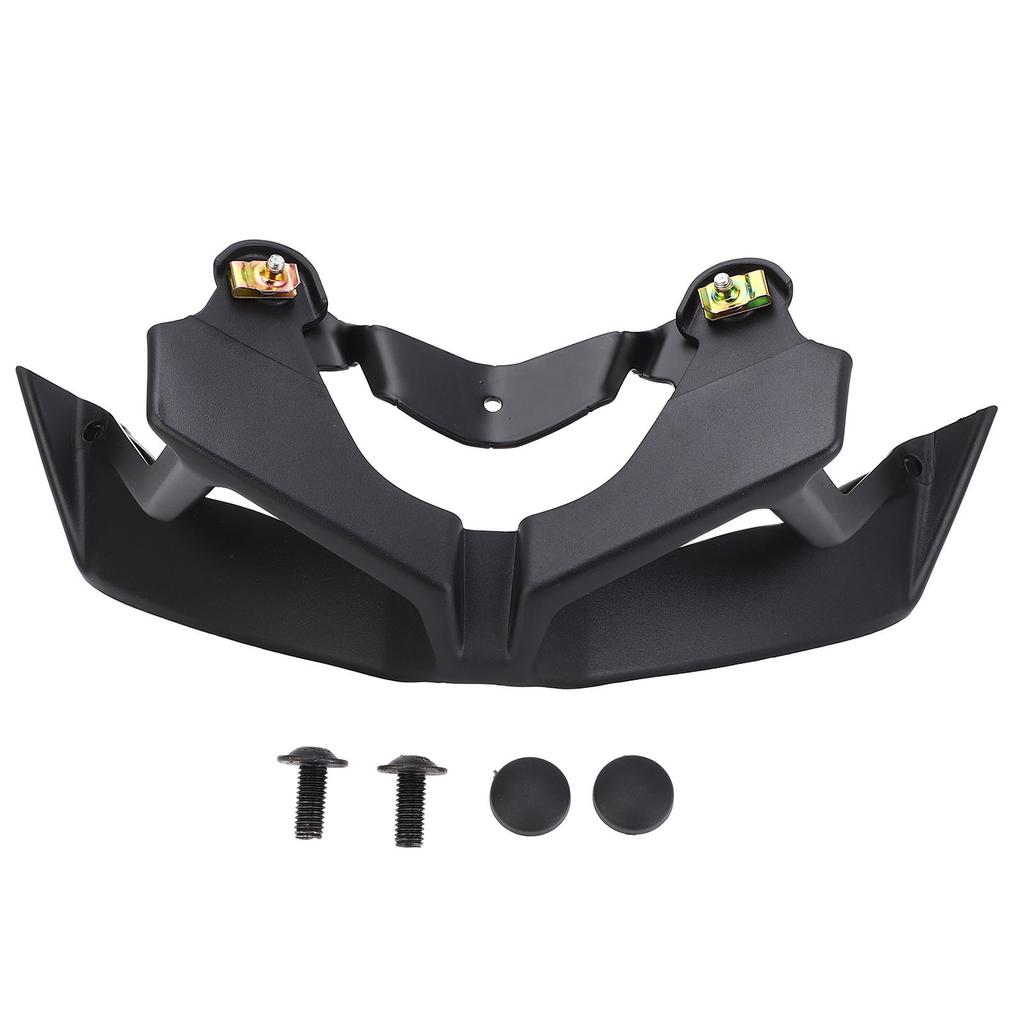 Motorcycle Front Spoiler Black Increase Stability Aerodynamic Wing Kit for MT‑09 SP 2017 to 2020