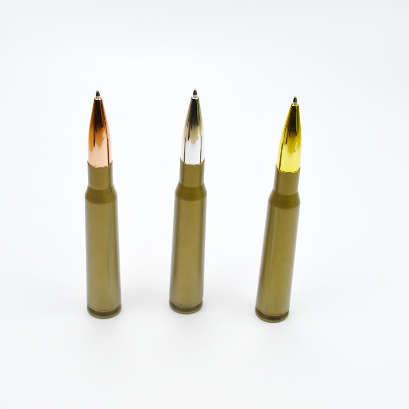 Design Funny Novelty Promotional School Kids Writing Bullet Style Shape Ball Ballpoint Pens
