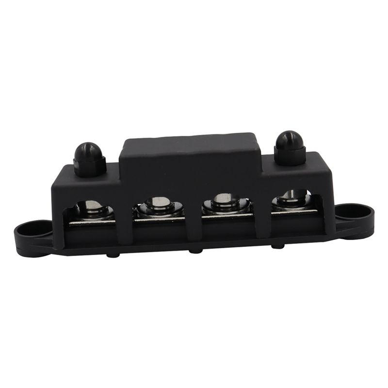 RR-48V DC 250A 4 Terminal Studs Busbar Power Distribution For RV Ship Car Marine Cable Organizer Box M8+M10