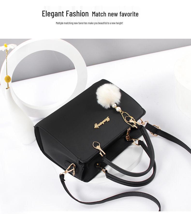 2025 Women's Fashion PU Leather Handbag - Single Shoulder & Crossbody