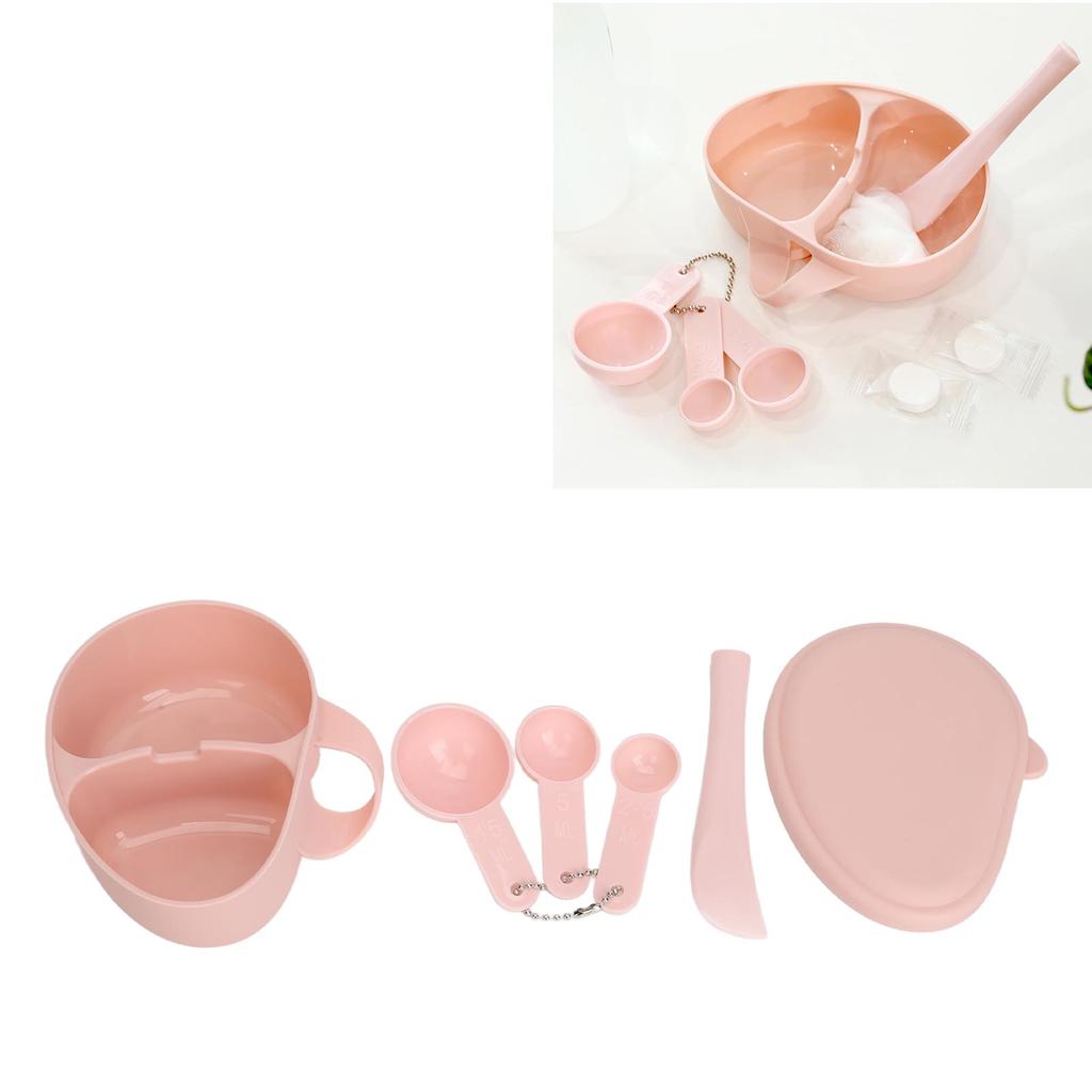 3 Sets DIY Face Mask Bowl Set Brush Measuring Spoon Sheet Mask Face Mask Mixing Bowl Set