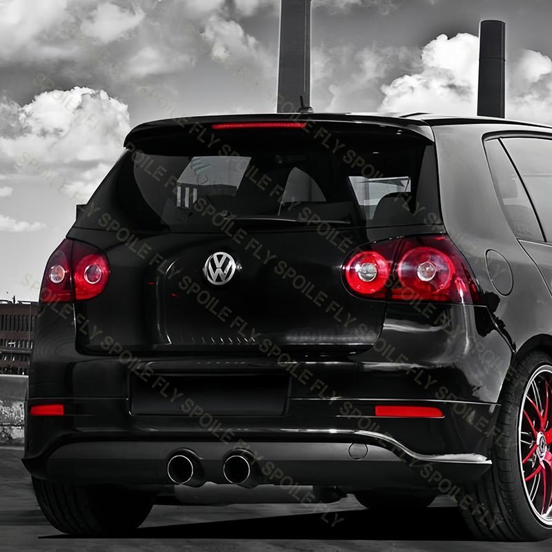 For VW Golf 5 MK5 Standard Edition TSI TDI FSI 2006-2009 High Quality ABS Upgraded GTI Style Car Rear Roof Spoiler Glossy Black