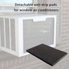 2Pcs Noise Reducing Magnetic Air Conditioner Drip Cushion For Window Unit Removable Rain Cover With High Density Foam