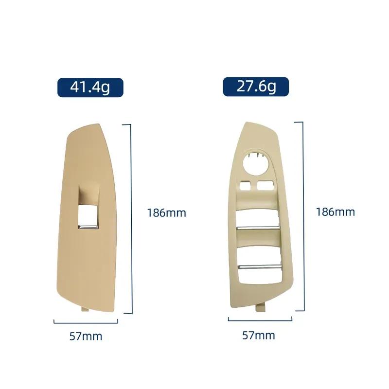 61319241915 LHD Left Hand Drive Car Interior Window Lift Switch Panel Door Handle Trim For BMW 7 Series F02 Auto Accessories