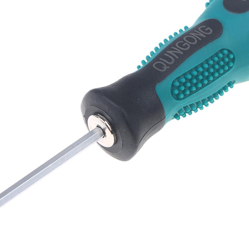 Dubbelgebruik Sleufkop Platte Kruiskop Schroevendraaier Magnetische Punt Anti-Slip Handvat Schroevendraaier Installatie Demontage Reparatie Handgereedschap