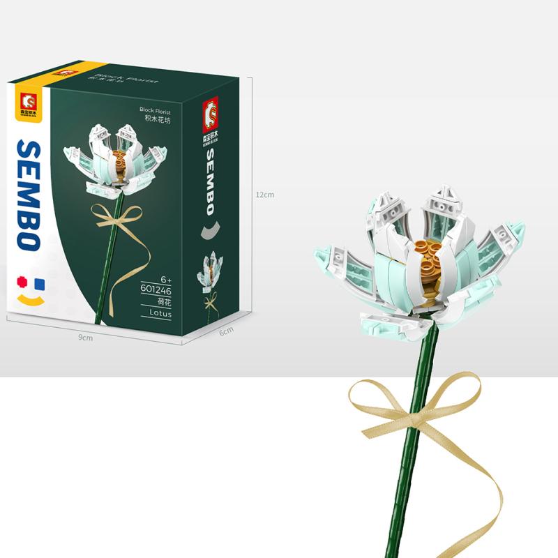 Blocuri de construcție Buchet de flori eterne compatibile cu blocuri de construcție asamblate Lego Jucării Pentru