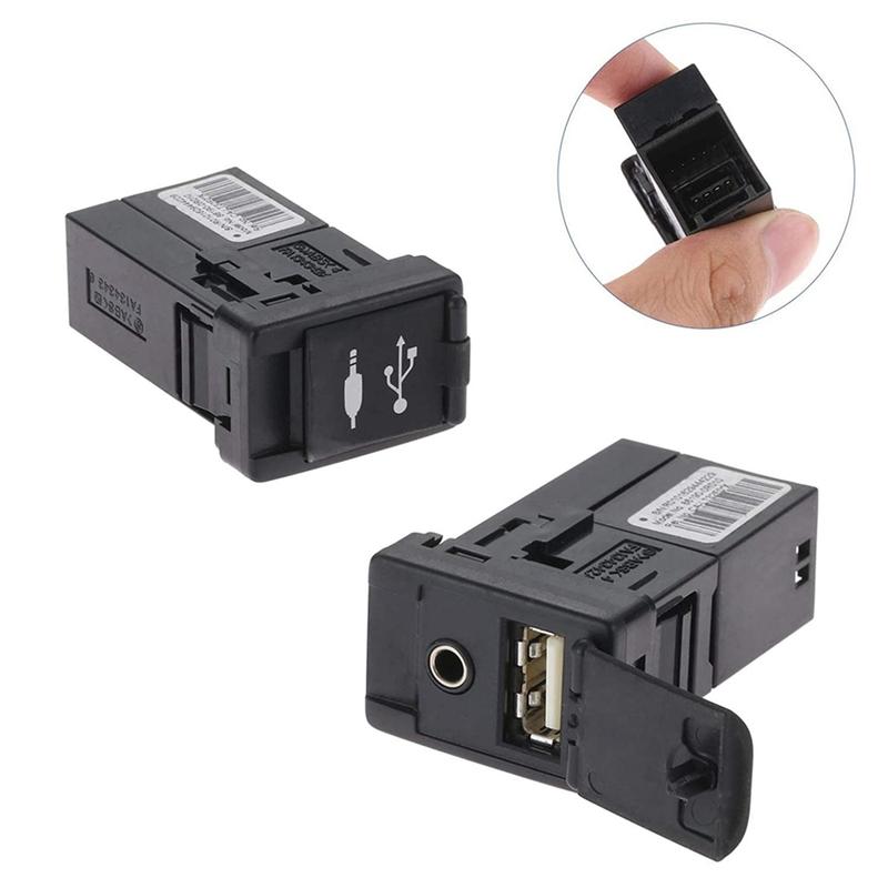86190-0R010 AUX USB Port Adapter Jack for Toyota Camry Corolla Tacoma Sienna Rav4 Avalon Highlander Gas&Hybrid