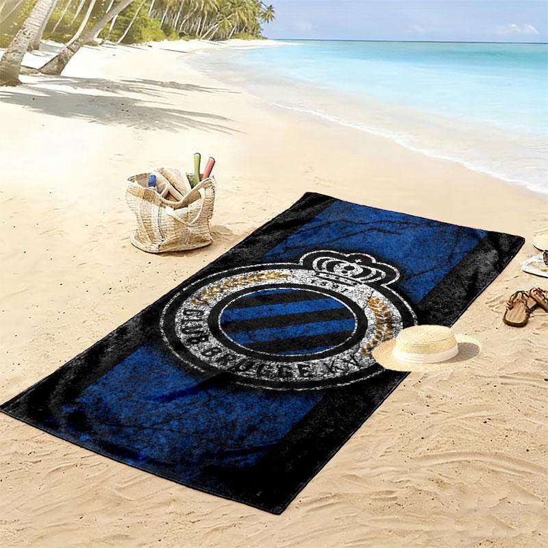 -Club Brugge KV Print Beach Towel, Large Soft Quick Dry Towel for Beach Camping Swimming