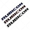 Metal Car Rubicon Logo Trunk Fender Door Decals Emblem Badge Sticker For Wrangler Unlimited TJ JK TJ YK JL XJ Accessories