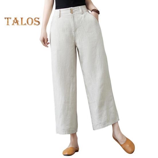 

Женские повседневные брюки с эластичной резинкой и высокой талией, застежкой-молнией, длинные брюки с карманами, однотонные, прямые, широкие брюки, повседневная одежда 2XL абрикосовый