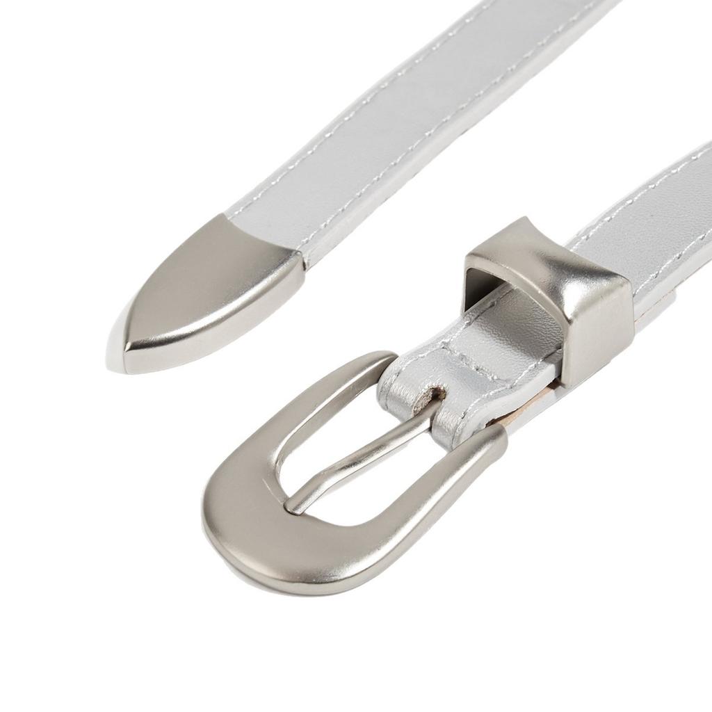 Retro Niche Belt Women's New Casual Fashion Belt Versatile and Simple Paired with Jeans Decoration Belt Ins Style Black