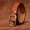 Retro Lady Style Belt for Women, Top Layer Cowhide, Retro Fashion, Versatile Denim Leather Belt