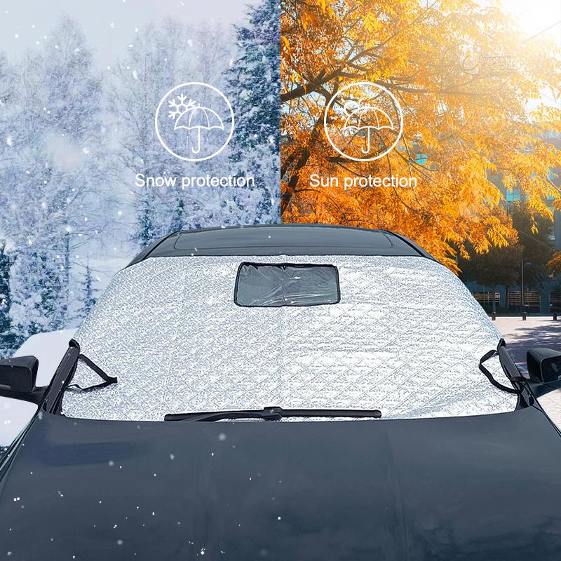 SEAMETAL лобовое стекло автомобиля зимние чехлы для защиты от снега и льда защита — фото 7