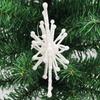 12CM 3D Snowflake Christmas Tree Ornaments, In Stock