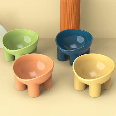 Raised Pet Food Bowl Anti-Slip Dog Cat Dish Anti Vomiting Elevated Pet Bowl for Indoor Pet Food Water Feeder