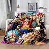 One P-Piece Cartoon Printed Blanket Picnic Blanket Warm Flannel Blankets Soft and Comfortable Blanket Bed Linings Birthday Gift