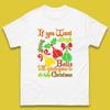If You Want My Jingle Bells Christmas Mens T Shirt Womens Tops Tees