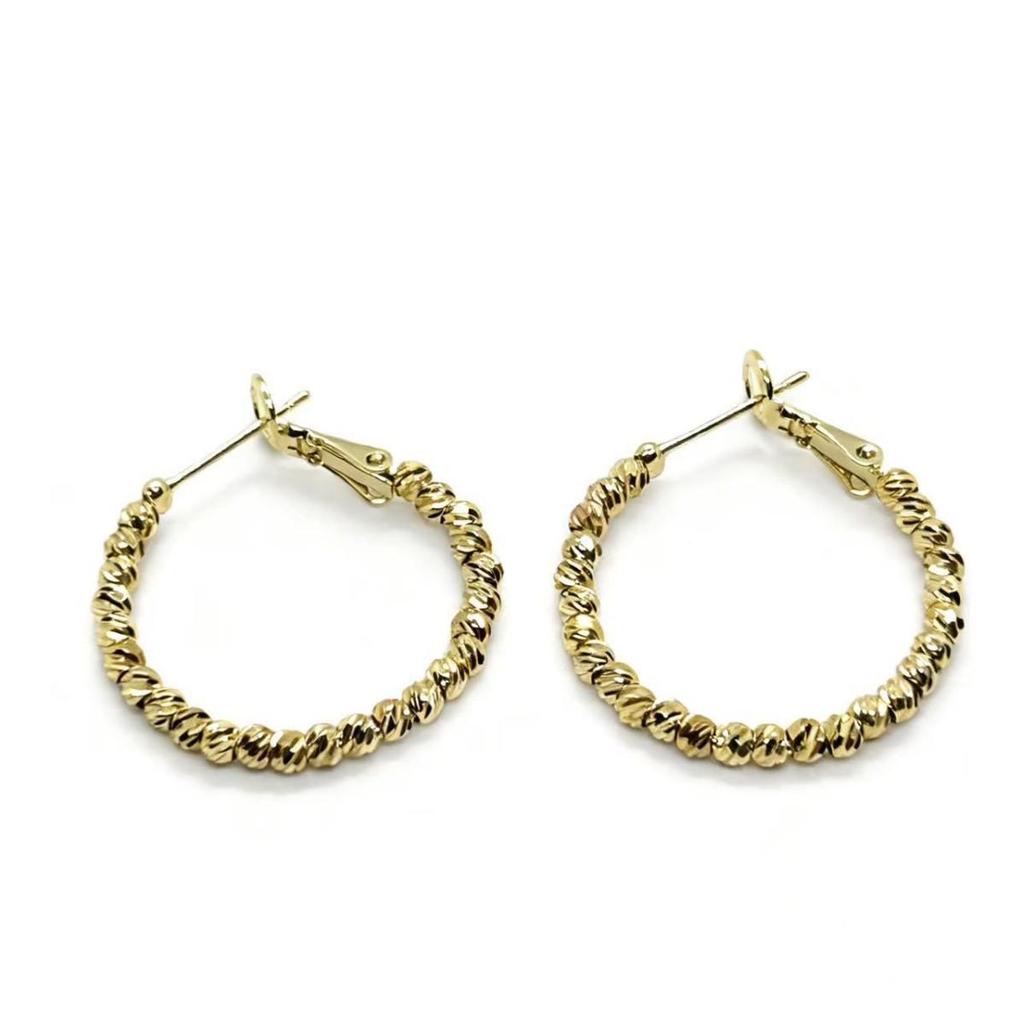 Elegante Retro-Gold-Creolen für Damen - Groß, Übertrieben, Hochwertiger Europäisch-Amerikanischer Stil