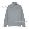 25th Anniversary Logo Embroidered Wool Knit Zip-Up Hoodie Sweater