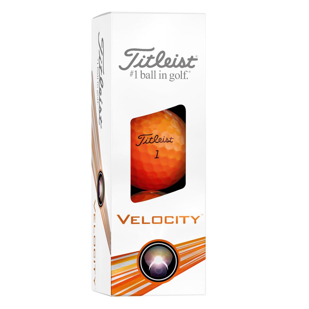 Titleist Golf Balls 24 VELOCITY ORANGE DZ Unisex Orange