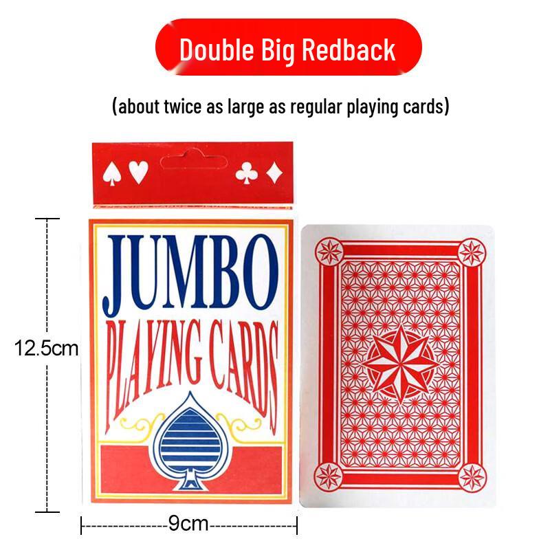 QCF Giant Classic Playing Cards - 6-Pack