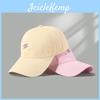Cotton Baseball Cap With Line Pattern For Sun Protection Sunshade And Casual Style