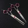 1pcs Professional Hair Cutting Scissor, Stainless Steel Home Hairdressing Scissors, Pink, Hairstyling Tools, Salon Beauty Travel Essentials