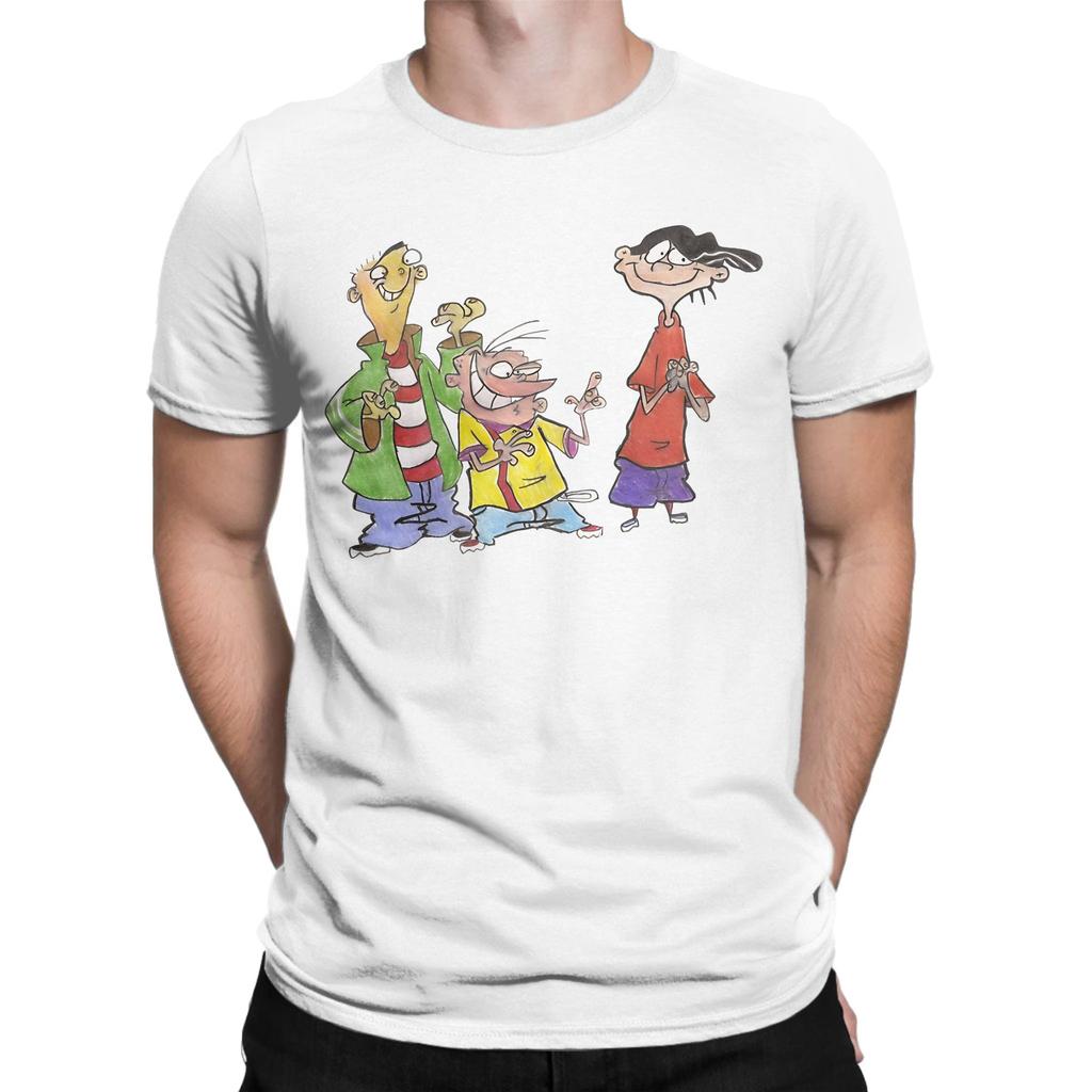 T-shirt Unisex Ededd N Eddy Cartone Animato Retro Divertente Torre Cotone Top Tempo Libero Manica Corta Girocollo Taglie Forti T-shirt