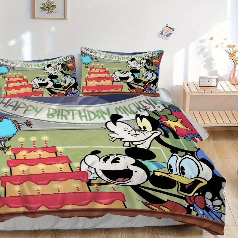 3pcs set Birthday, Celebration, Friends Bedding Set with Duvet Cover+Pillowcases, All-Season Polyester, Zipper Closure50