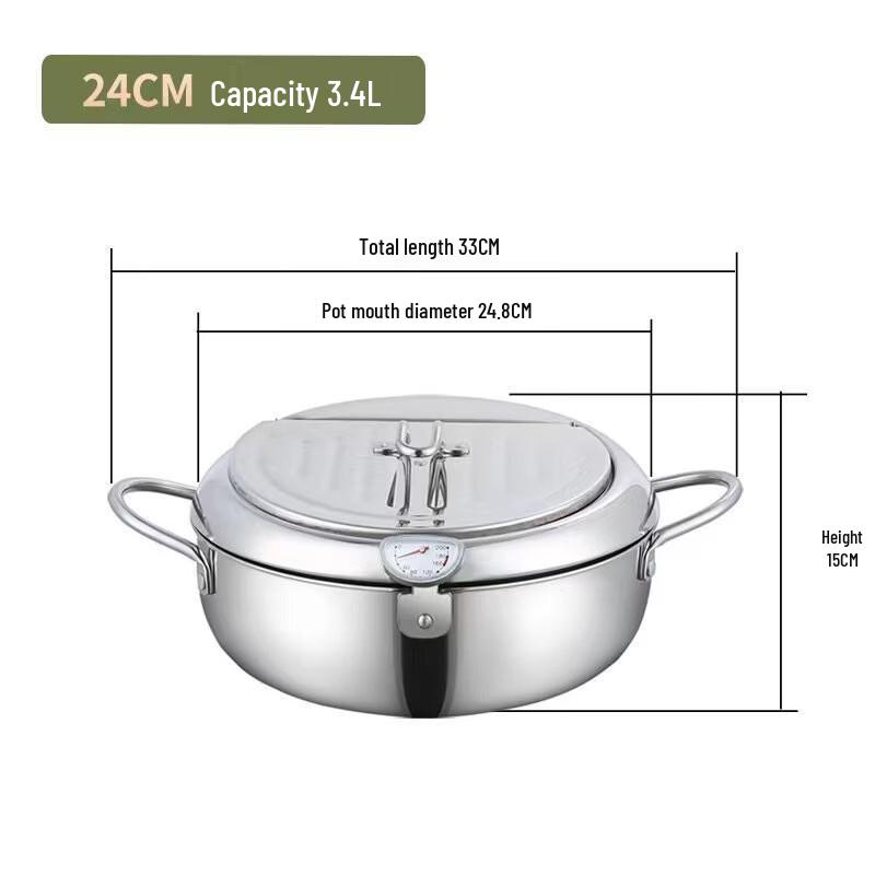 Wutuo Home Oil-Saving Deep Fryer