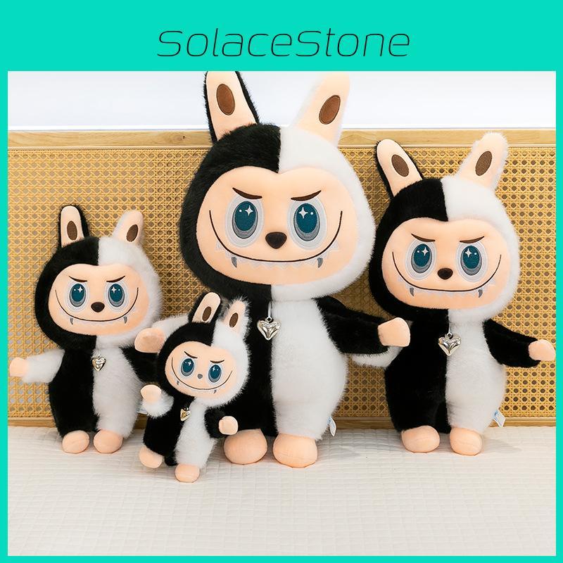 And White Black Demon Shaped Cartoon Plush Toy Doll For Gift Children