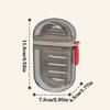 Travel Soap Dish With Drain Water Bathroom Supplies Portable Gadgets For Traveling Holder Container Accessories Home Storage Box